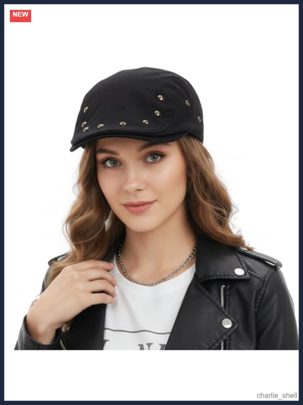 Vintage Rivet Newsboy Cap Beret Hat Thin UV Protection Retro Flat Cap Sun Hat